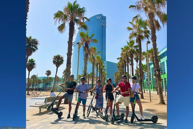 Barcelona Sagrada familia Electric Scooter or E-Bike Tour - Arc de Triomf and Monumental Bullring