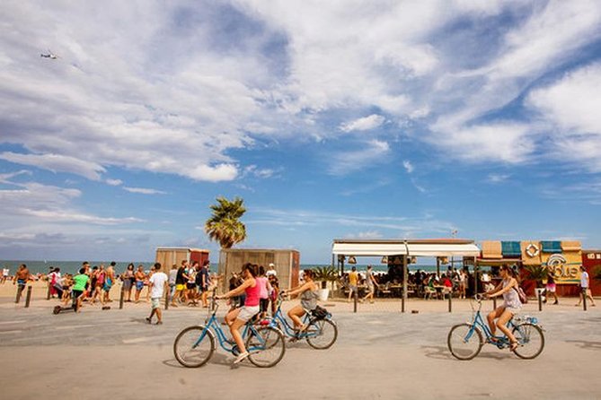Beach Bike Tour Barcelona - Starting beside the Columbus Monument and Drassanes