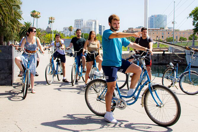 Beach Bike Tour Barcelona - Forum and Diagonal Mar show another side of the coast