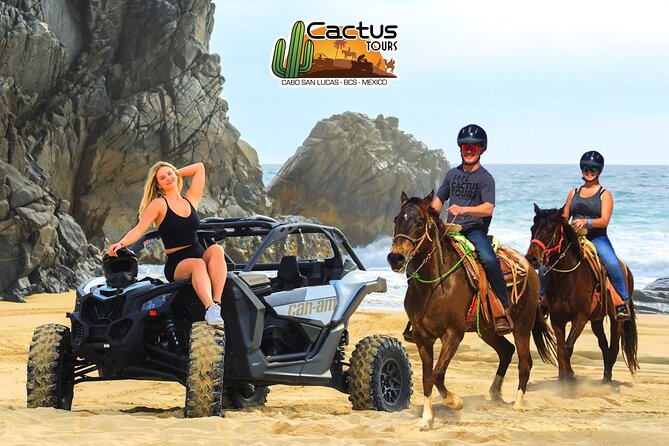 Beach Camel Ride and Sky Bike in Cabo - Sky bikes above the desert