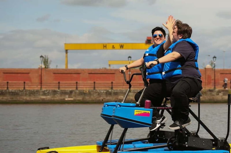 Belfast: River Lagan Hydrobike Tour - Key points at a glance