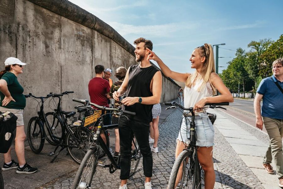 Berlin: Cold War & Berlin Wall History Guided Bike Tour - Mauerpark and the first Wall traces