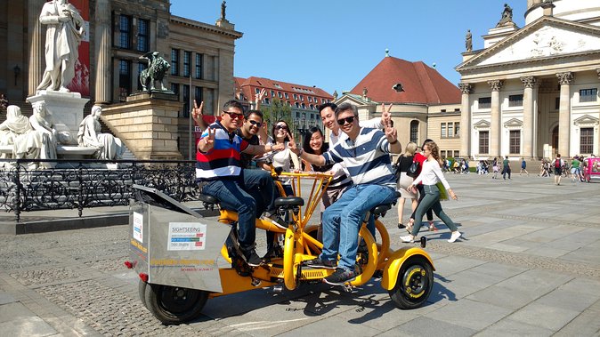 Berlin : Guided Private Sightseeing Tours with Funbikes, Teambikes - Potsdamer Platz and the Fuhrerbunker site