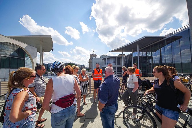 Berlin Highlights Sightseeing Bike Tour in Small Groups - The Holocaust Memorial asks for a quieter pause