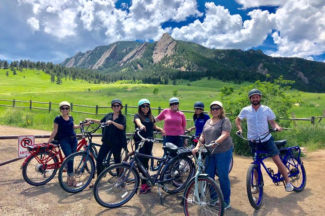 Best of Boulder E-Bike Tour - The Flatirons are the visual centerpiece