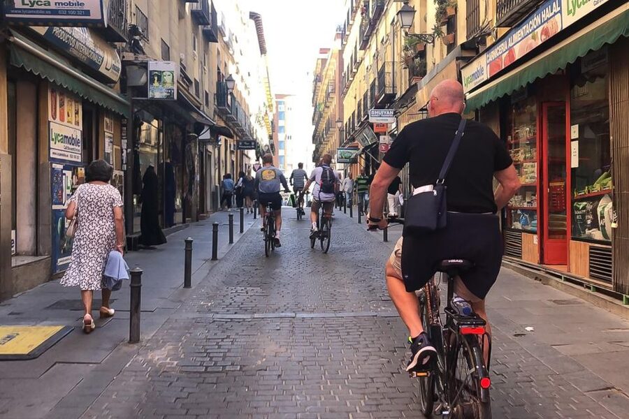 Best of Madrid: 3-Hour Guided Bike Tour in Small Groups - Lavapiés and the final ride back