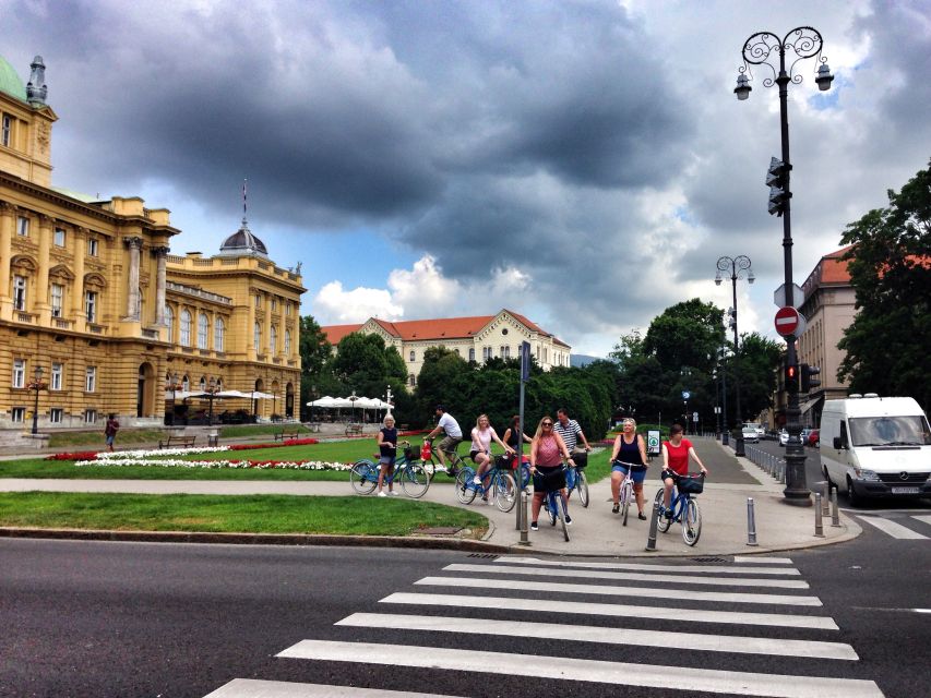 Best of Zagreb: 4-Hour Cycling Tour - Upper Town: stories with a little drama
