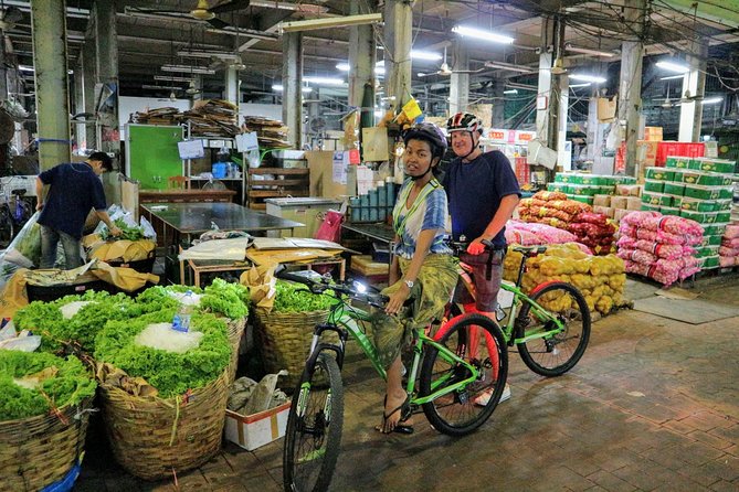 Bike Bangkok at Night with Thai Dinner - Pak Khlong Talat, Bangkok’s flower market