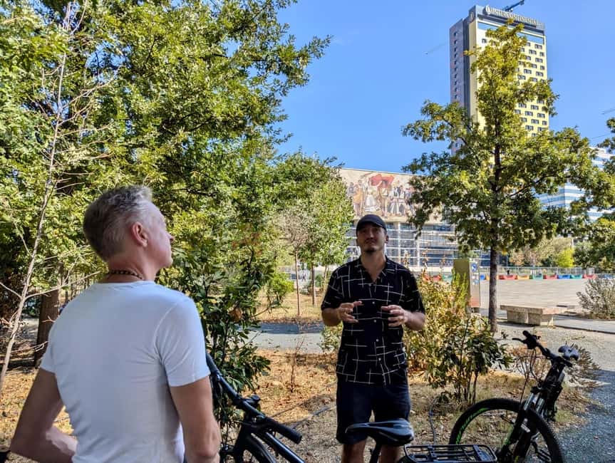 Bike or E-Bike Tour Tirana : Highlights & Grand Park Guided - The Pyramid and Mother Teresa Square: old power, new purpose
