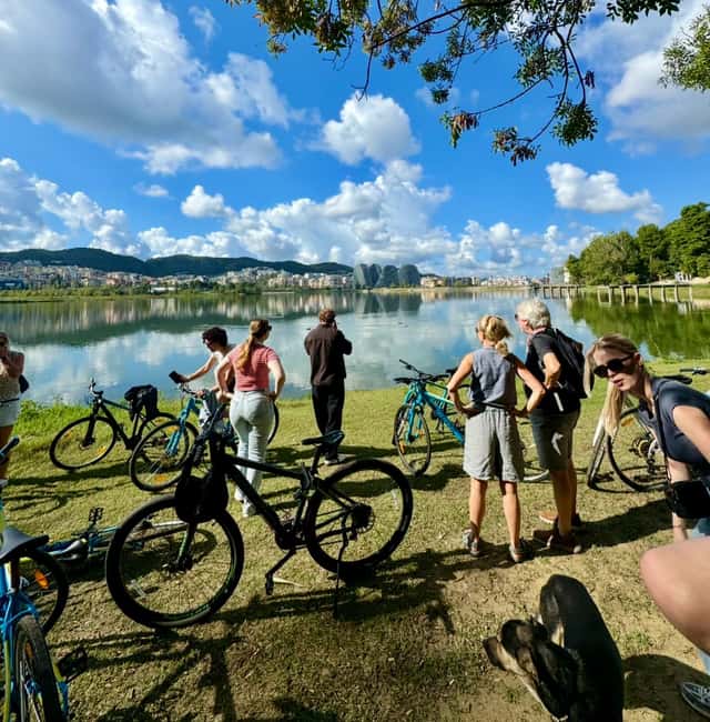 Bike or E-Bike Tour Tirana : Highlights & Grand Park Guided - Grand Park and the lake: the calmest half of the ride