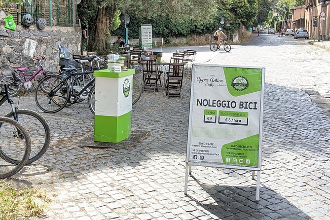 Bike Rental inside Appian Way Regional Park - Riding the ancient road and its roughest sections