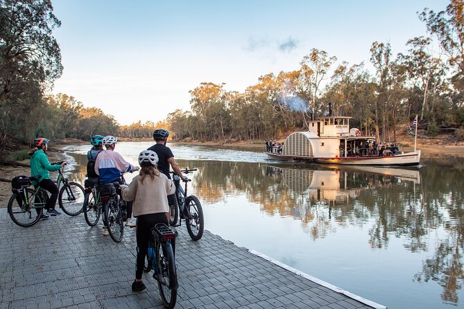 Bike to Winery Tour - Horseshoe Lagoon and the river birdlife