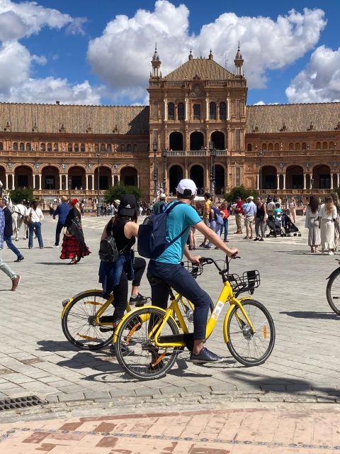 Bike Tour in Seville - Plaza de España, Built for a Big Impression