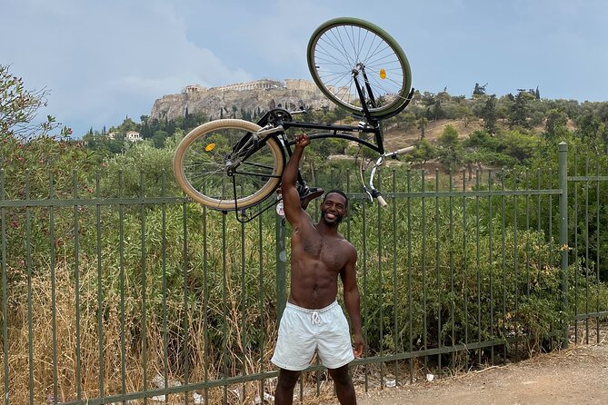 Bike tour ! It’s Ride through Athens' Local Treasures - Hadrian’s Arch and the Panathenaic Stadium