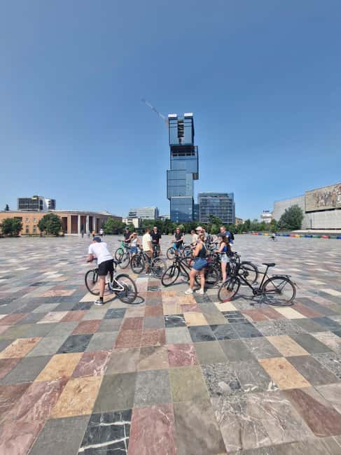 Bike Tour Tirana Highlights - Meeting at the New Bazaar