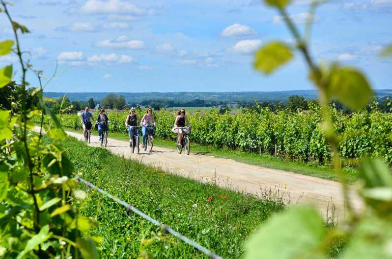 Bordeaux Backcountry E-Bike Tour with Lunch & Wine Tasting - Bordeaux landmarks before the countryside