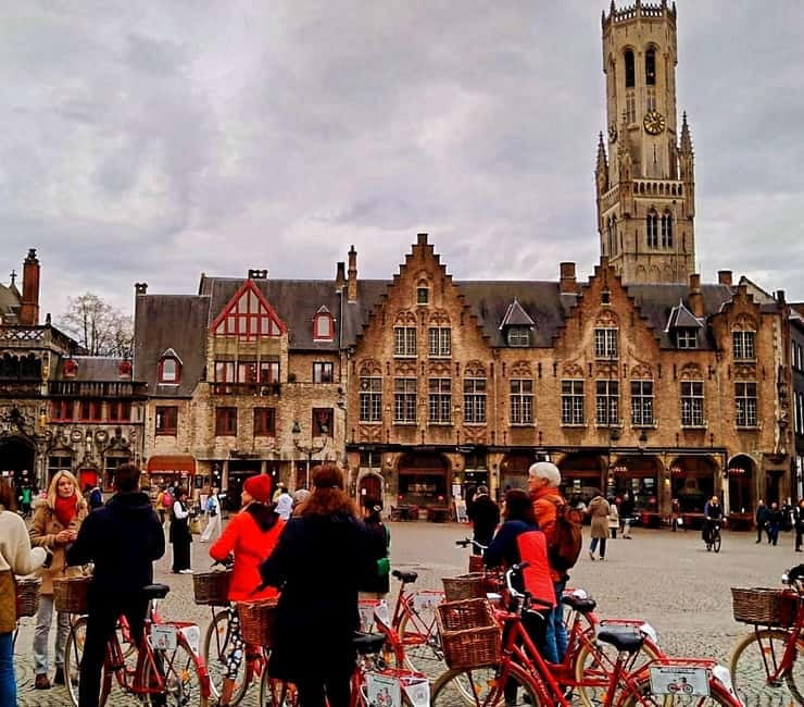 Bruges: Guided Retro Bike Tour of Highlights and Hidden Gems - Sint-Anna and Jerusalem Chapel show a quieter Bruges