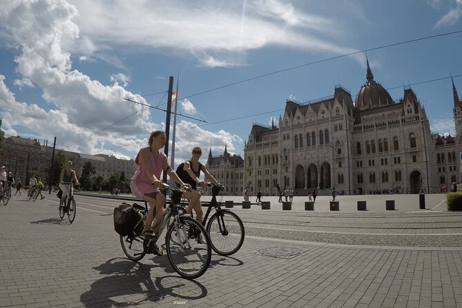 Budapest Bike Tour with Hungarian Goulash - Heroes’ Square and Budapest’s national story