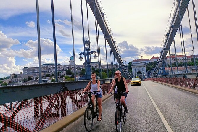 Budapest Bike Tour with Hungarian Goulash - Parliament, the Chain Bridge, and the Danube