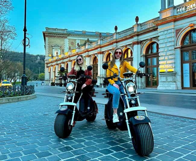 Budapest: Monster Bike Roller Guided City Tour - Crossing Elizabeth Bridge Toward Buda