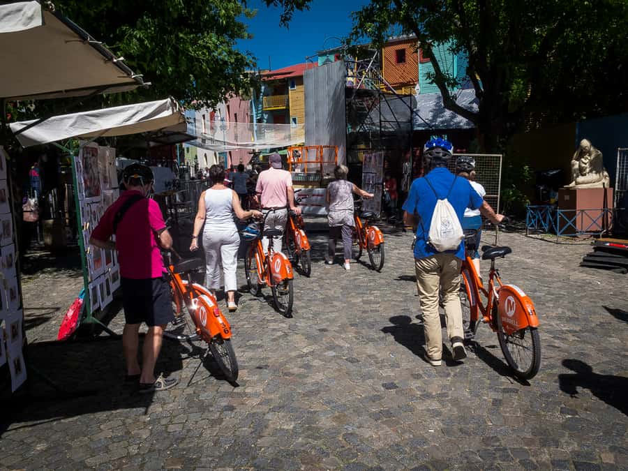 Buenos Aires Bike Tour: South or North Circuit - Starting in San Telmo with a simple bike setup