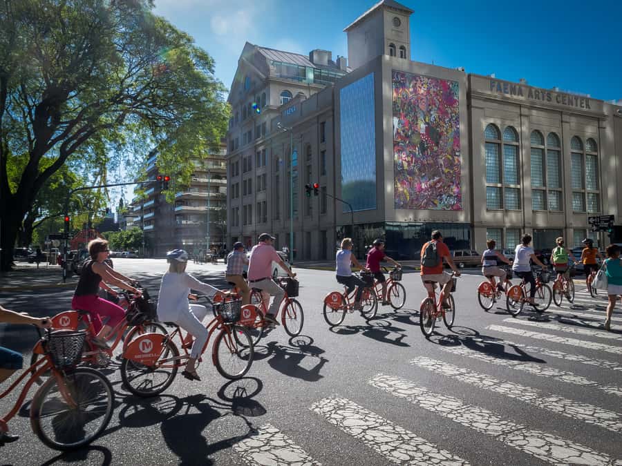 Buenos Aires Bike Tour: South or North Circuit - La Boca and Caminito bring the strongest color