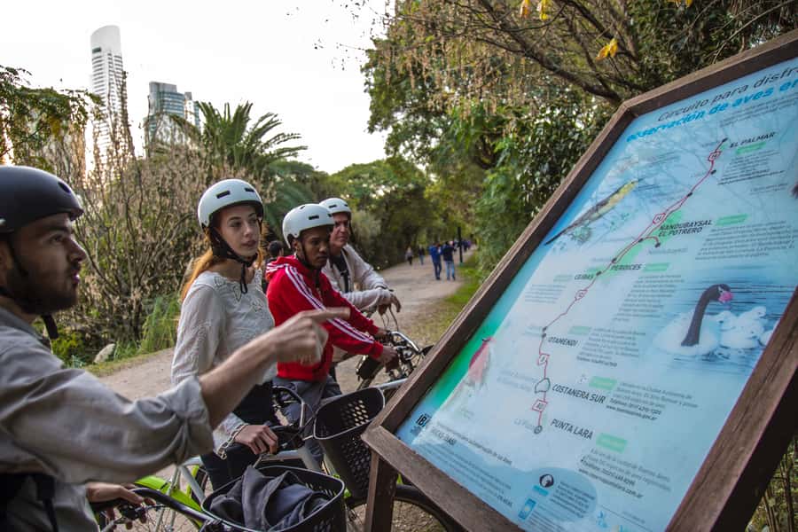 Buenos Aires: Full Day Bike Tour with Lunch - Floralis Genérica and the long ride through Palermo