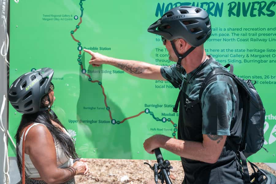 Byron Bay: Northern Rivers Rail Trail E-Bike Hire & Shuttle - Food, galleries, and the local flavour