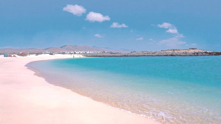 Caleta de Fuste/Corralejo: Guided E-Bike Tour & Crater Hike - El Cotillo: an hour to rest, swim, or eat