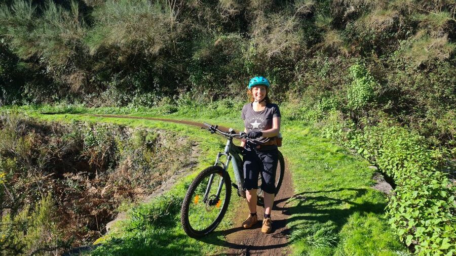 Camacha: Levada Trail e-Bike Guided Tour - Using the e-bike power toward Santo da Serra
