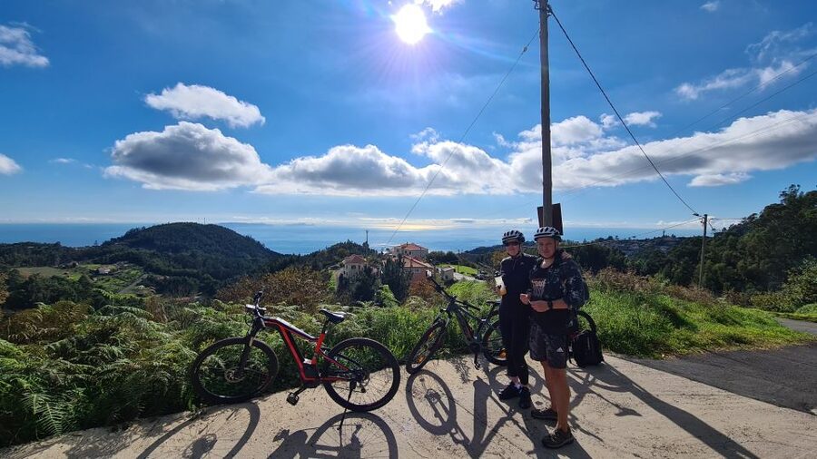 Camacha: Levada Trail e-Bike Guided Tour - Returning along the levada to Camacha