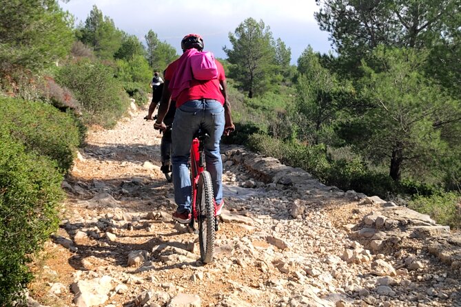 Cassis: Three Calanques Tour by Electric Mountain Bike - Entering Calanques National Park by electric mountain bike