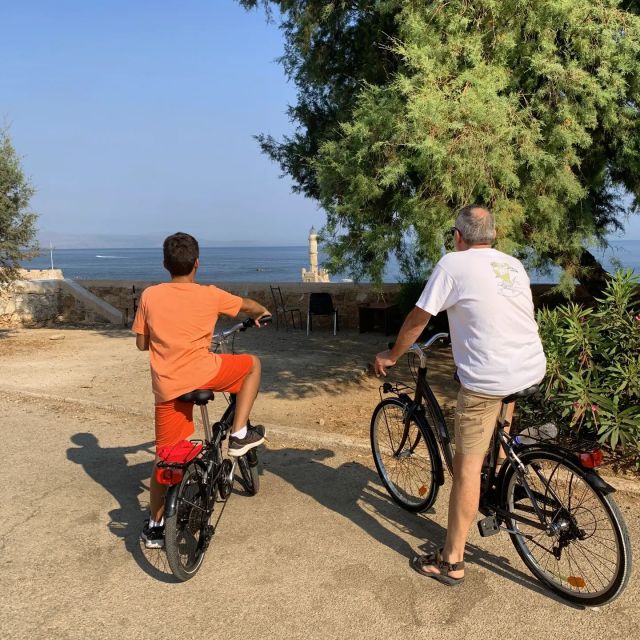 Chania: City Highlights Small Group Bike Tour - Byzantine walls and the less polished side of town