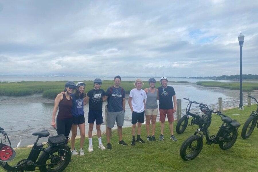 Charleston: Low Country and Shores E-Bike Tour - Shem Creek Park and the working waterfront