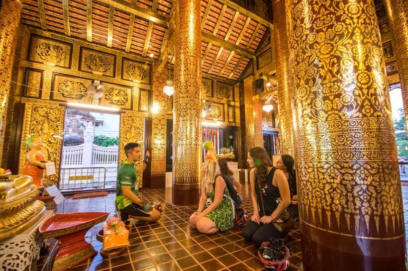 Chiang Mai: Private Historic Old City Bike Tour - Night - Tha Phae Gate and the city’s old trading entrance