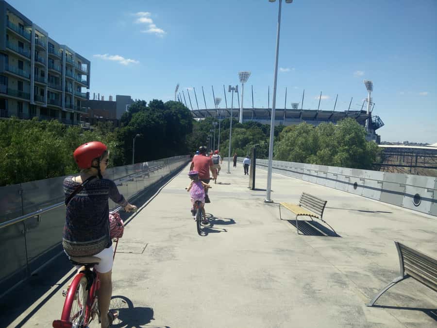 Classic Melbourne Bike tour - Starting near Federation Square and Sea Life