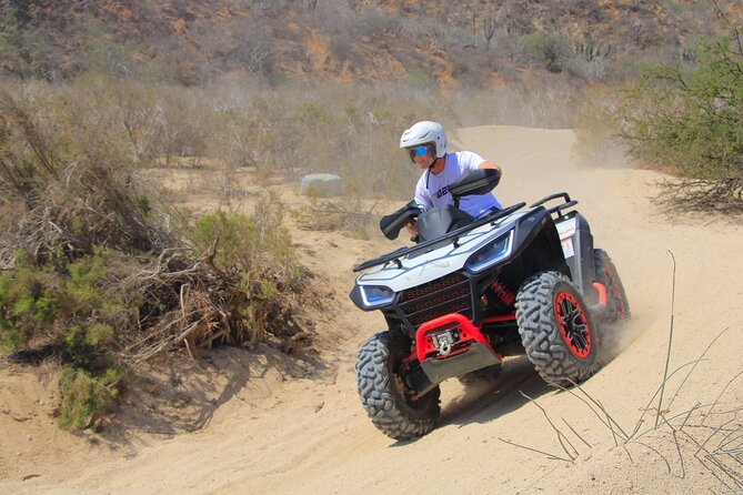 Combo Horseback Ride and Sky Bike in Cabo - Sky bikes above the desert