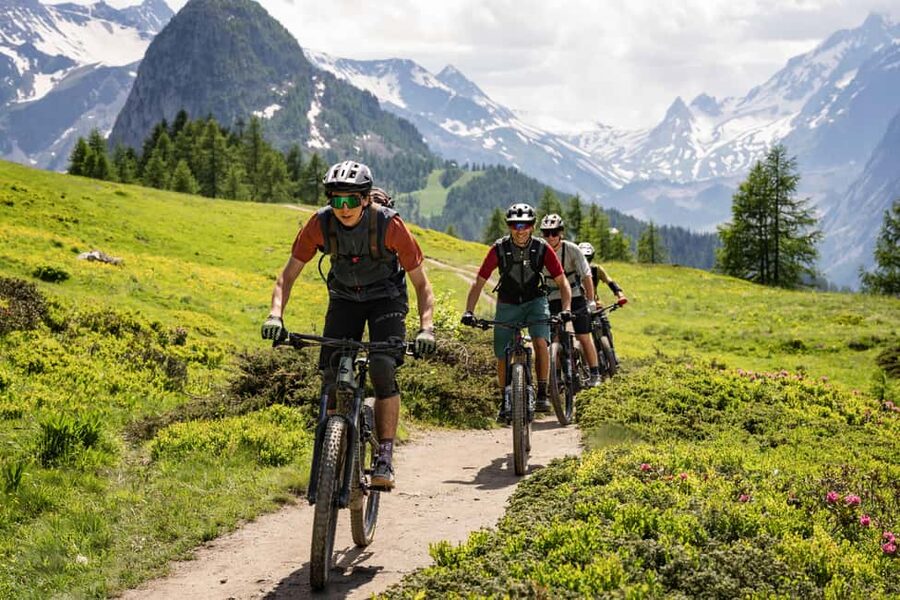 Courmayeur: E-Bike Guided Tour Val Veny, Val Ferret - Val Ferret: broad meadows and easier riding
