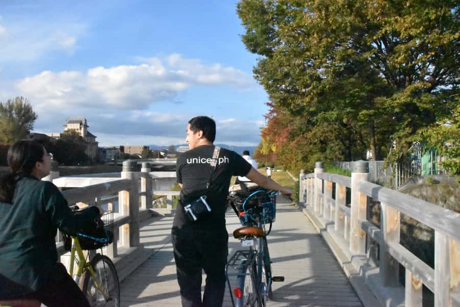 Cycle Kyoto's Hidden Gems & Gion Stroll - University campuses and residential lanes