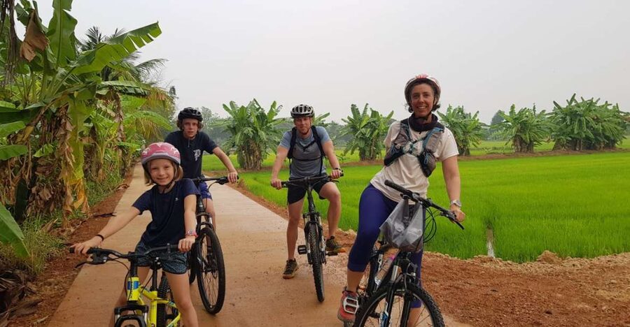 Cycling Sukhothai Full Day Countryside Tour - Along the canal, where daily life moves slowly