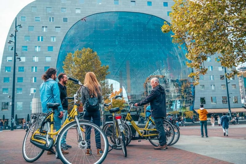 Discover Rotterdam: Classic Highlights Bike Tour by a Local - Erasmus Bridge, Rotterdam’s signature crossing