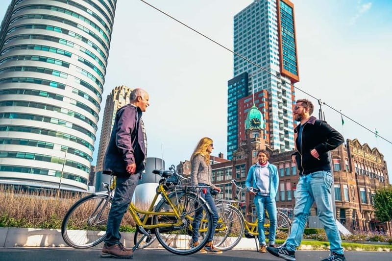 Discover Rotterdam: Classic Highlights Bike Tour by a Local - Veerhaven and Euromast: water, views, and a change of pace