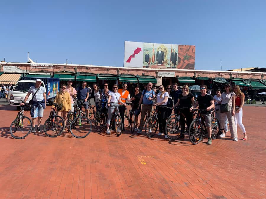 Dutch Bike Tour in Marrakech with Local Guide - Place des Ferblantiers and the southern medina