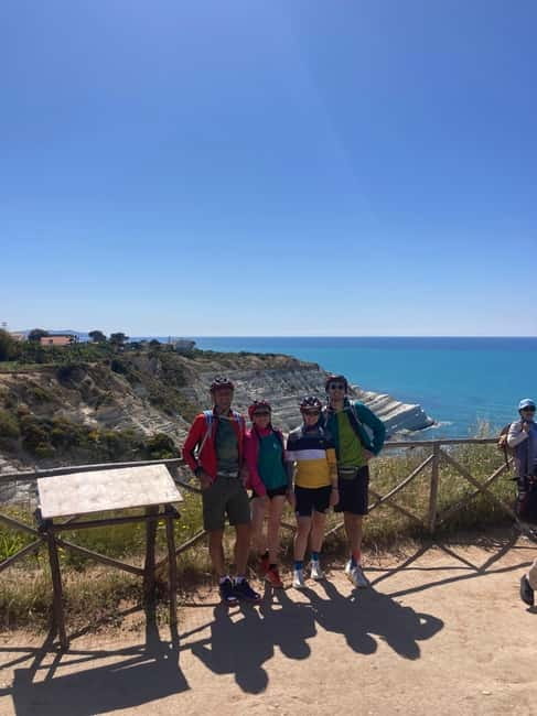 E-Bike: Adventure to the Scala dei Turchi, Sicilian Villages, and a food experience - How the timing works in real life