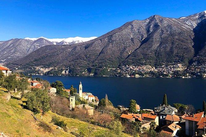 E-Bike Tour Lake Como and Swiss Vineyards - Crossing the Breggia River into Cernobbio
