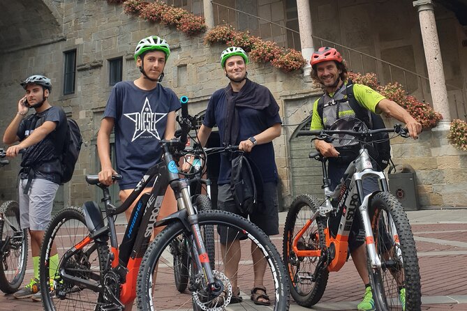 e-bike tour of Bergamo and its surroundings - Venetian walls and the Rocca