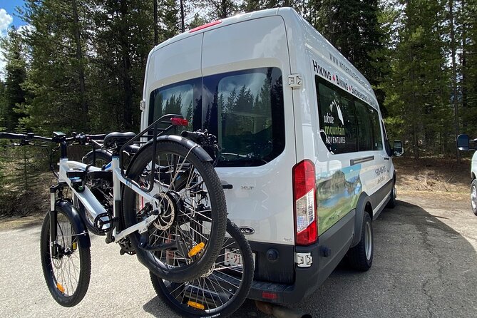 eBike and Hike Banff to Johnston Canyon small group guided program - The Bow Valley Parkway changes by month