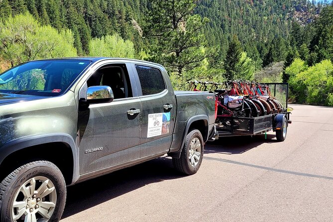 EBIKE Mountain Adventure in Colorado Springs: Gold Camp Road - The first miles: pavement before the trail