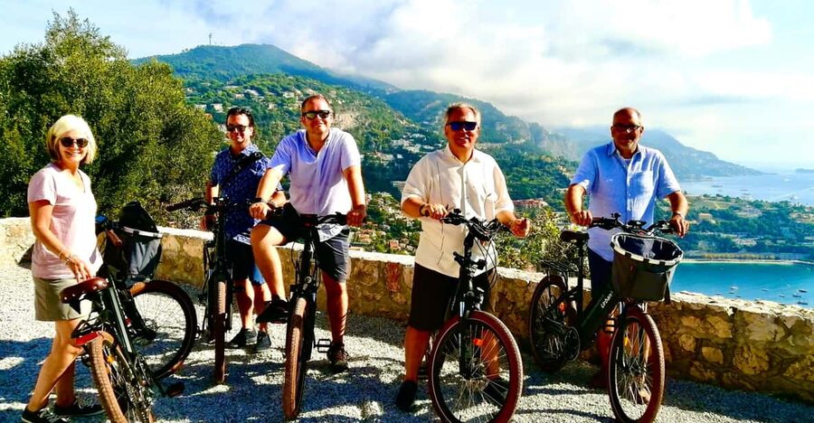 Ebike seaside by Nice: Fantastic Villefranche's Bay & Hill - Picnic Lunch and Time Beside the Beach