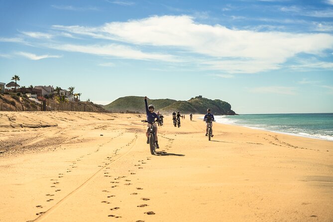 Electric Bike and Beach Camel Ride with Mexican Buffet Lunch - Margarita lesson, buffet lunch, and tequila
